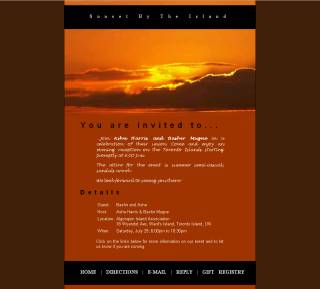 Screenshot of main page